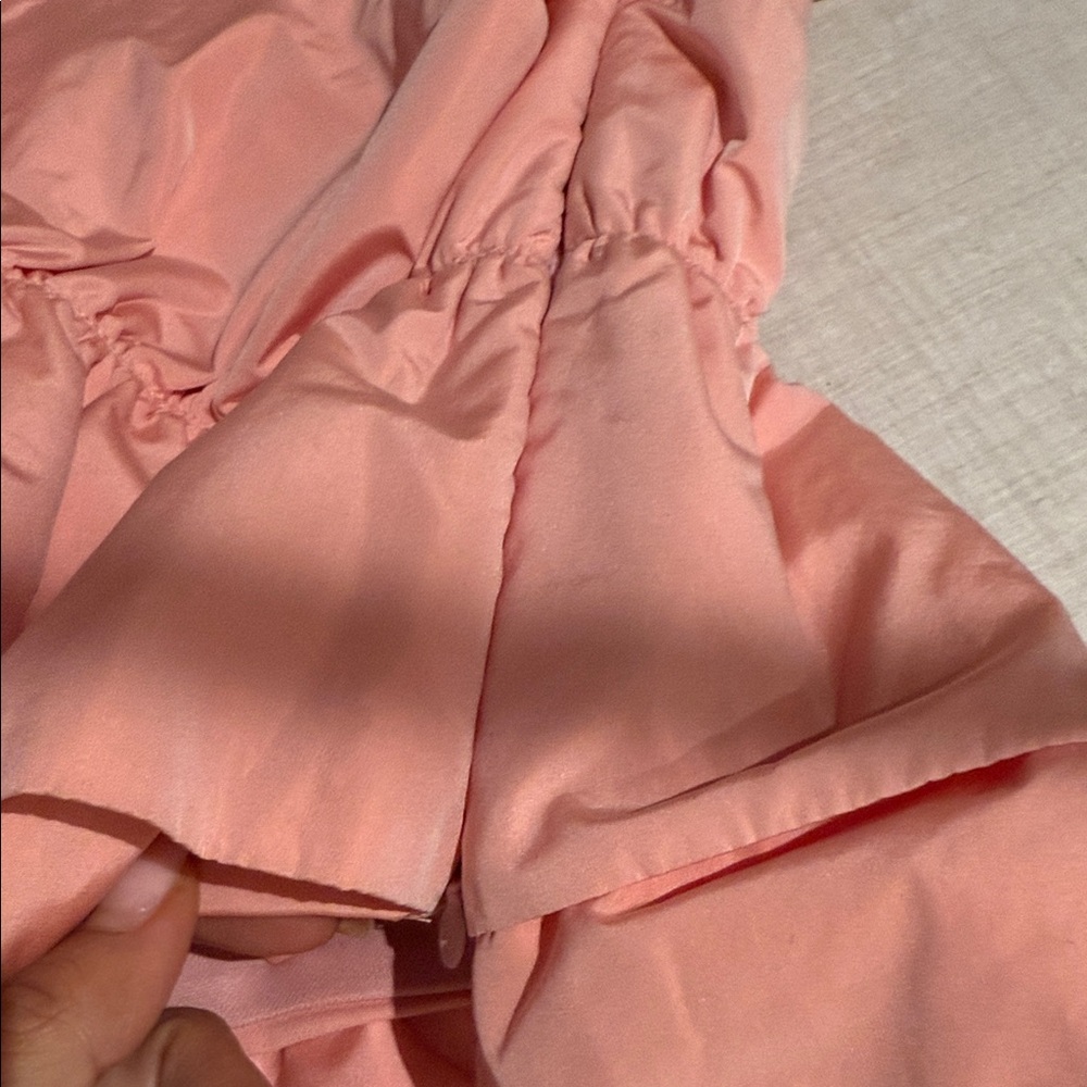 Zara Pink Ruffled Crop Top - Picture 5 of 7